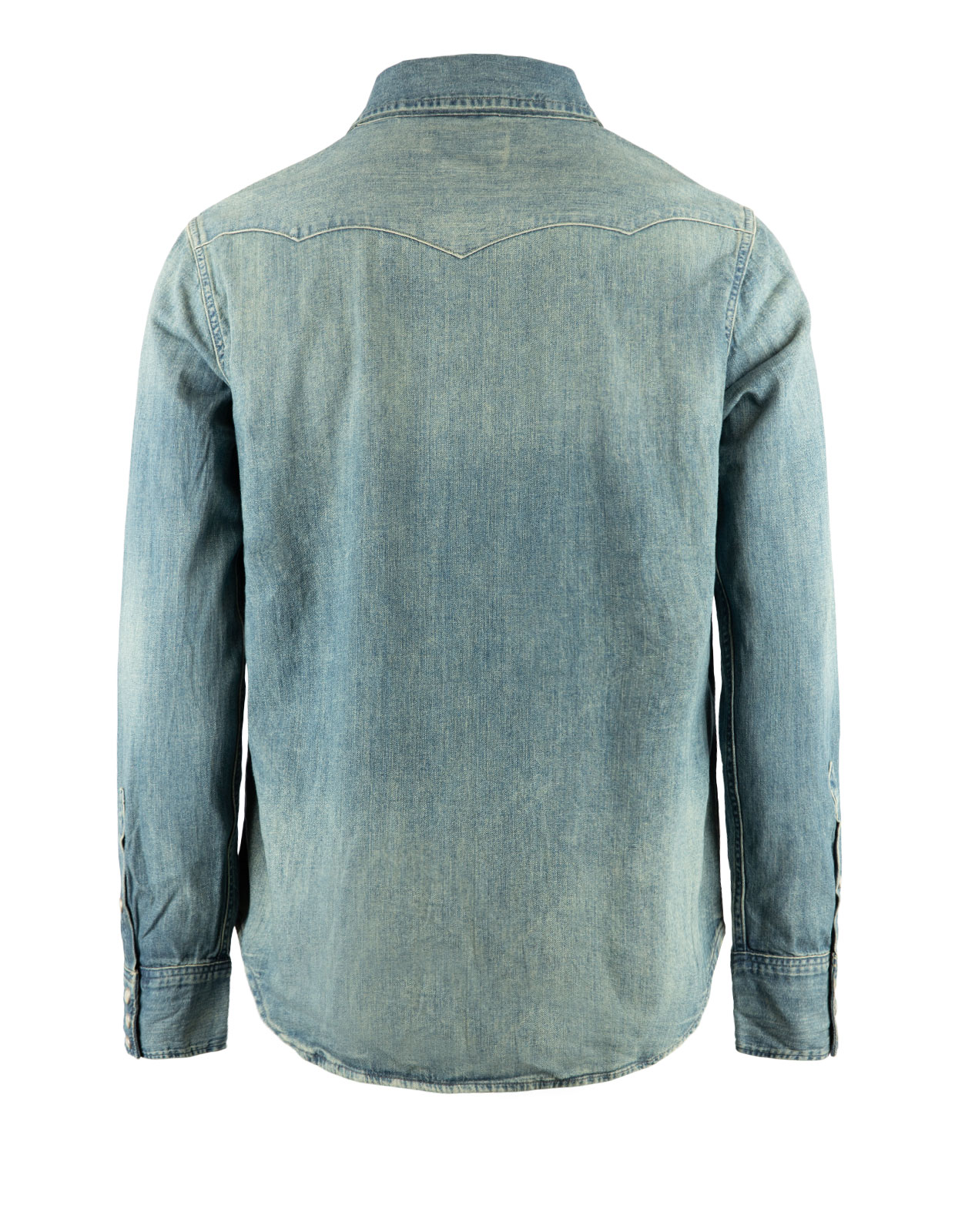 Skjorta Denim Denimblå