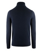 Half Zip Tröja Bomull Marinblå XS