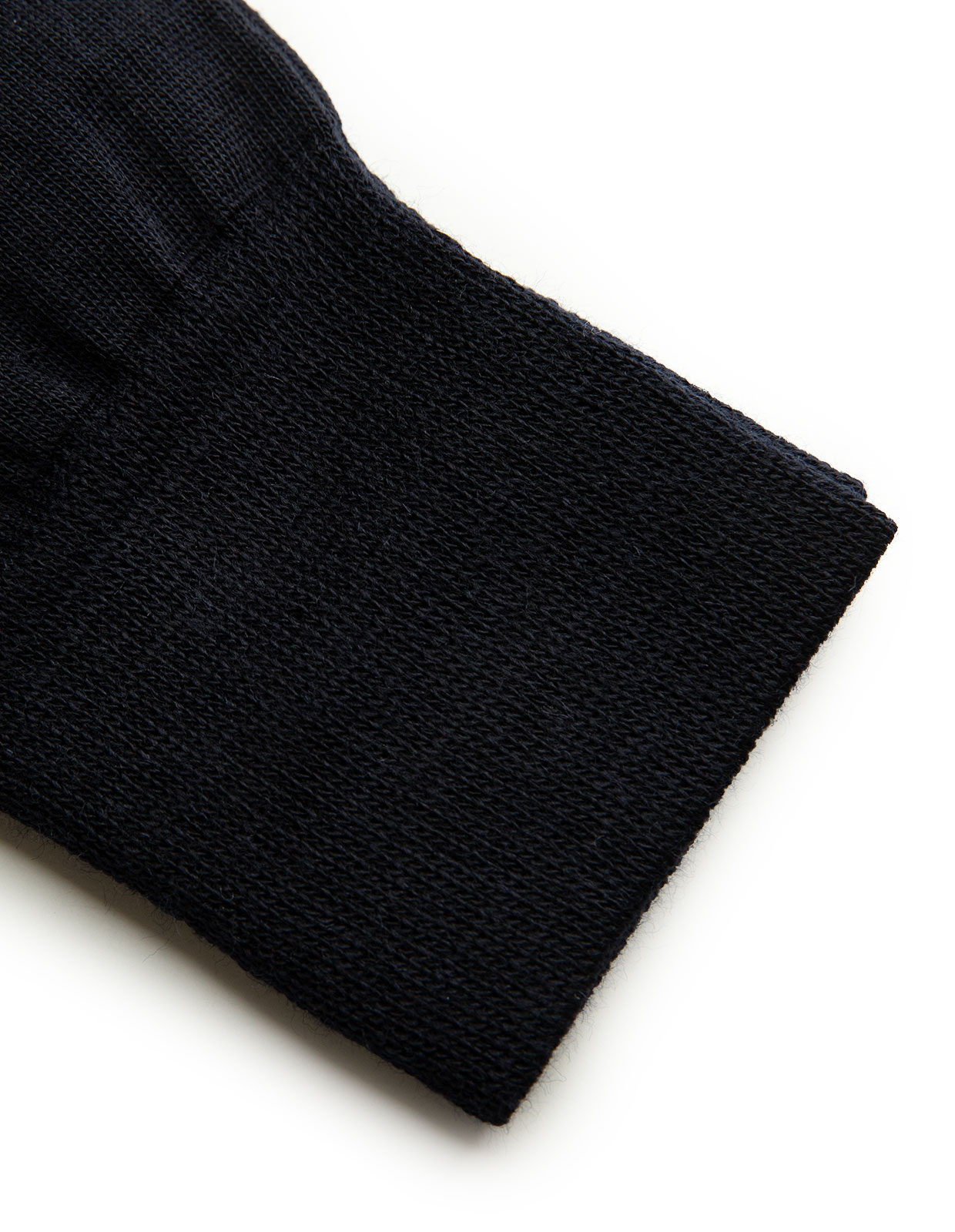 Dressade Knästrumpor Merinoull Navy