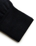 Dressade Knästrumpor Merinoull Navy