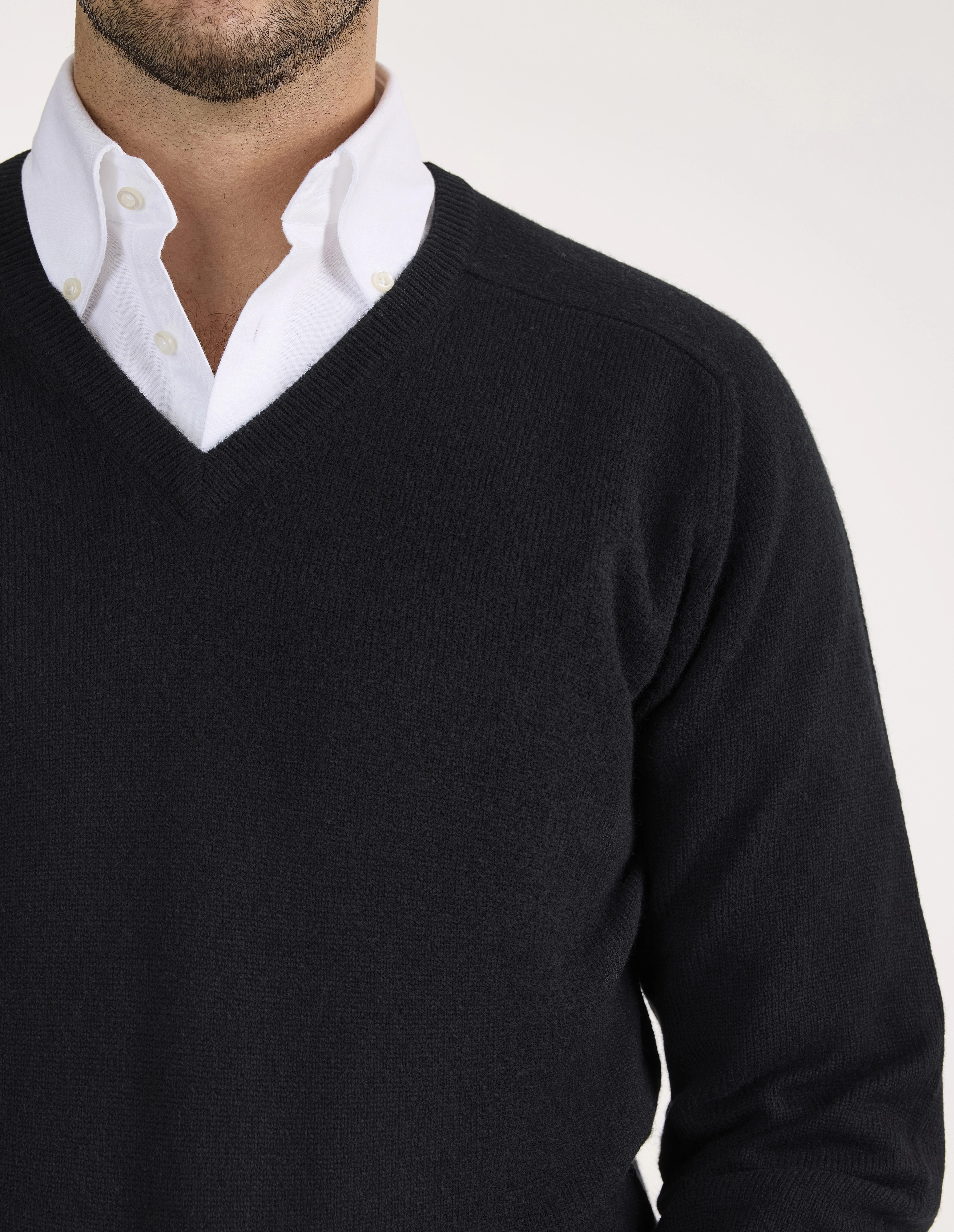 Kilsyth Tröja Lammull Svart