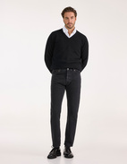 Davide Regular Jeans Svart 34"
