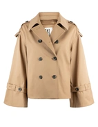 Alisandra Peacoat Beige