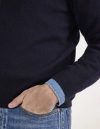 Lenzie Tröja Lammull Navy