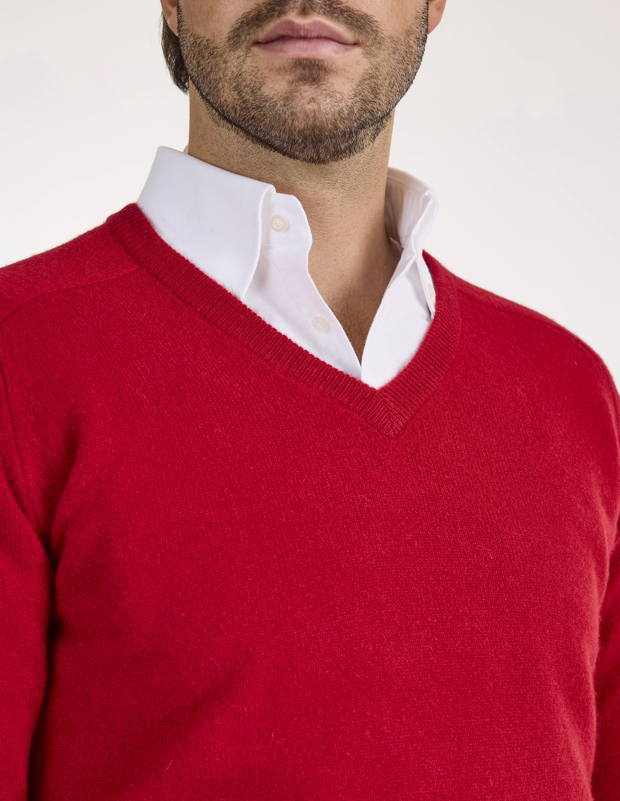 Kilsyth Tröja Lammull Klarröd