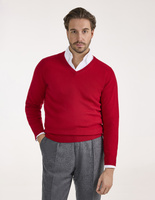 Kilsyth Tröja Lammull Klarröd