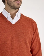 Kilsyth Tröja Lammull Roströd 54