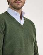 Kilsyth Tröja Lammull Mossgrön 50