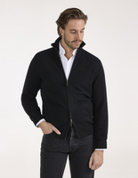 Ballater Cardigan Lammull Svart