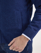 Ballater Cardigan Lammull Mörkblå 56