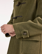Morris Duffle Coat Loden Check Stl L