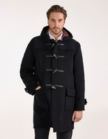 Morris Duffle Coat Black Stewart