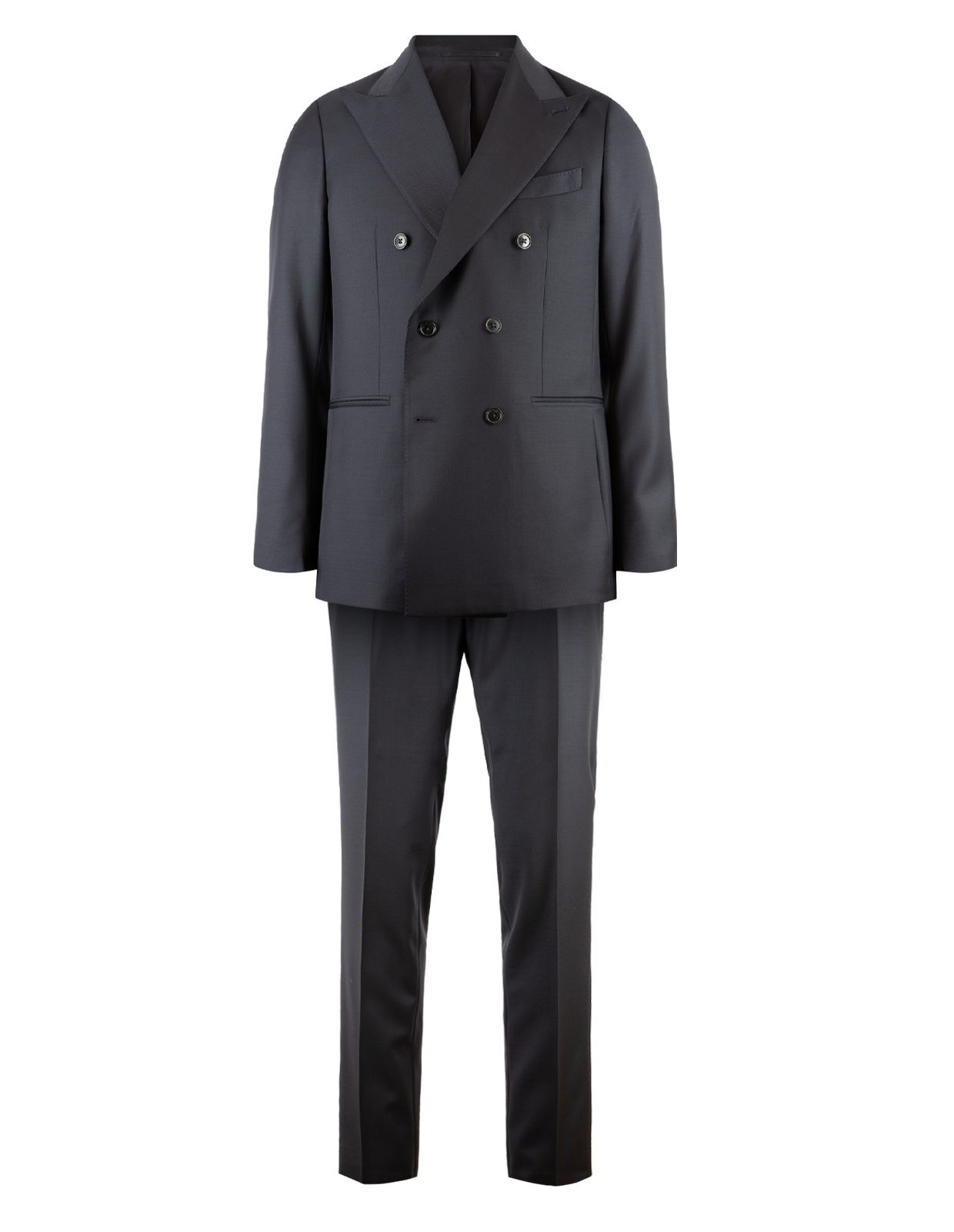 Firenze Dubbelknäppt Kostym Ull 120's Mörkblå