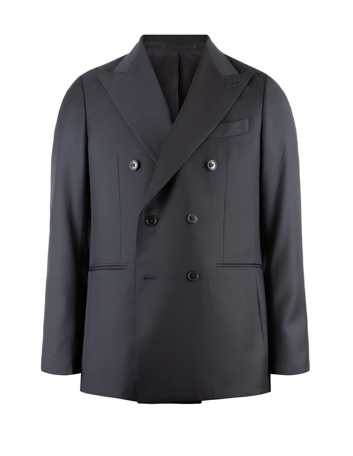 Firenze Dubbelknäppt Kostym Ull 120's Mörkblå