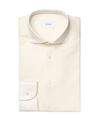 Contemporary Fit Skjorta Filo di Scozia Oxford Vit 41