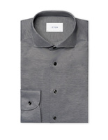 Contemporary Fit Skjorta Filo di Scozia Oxford Svart 44