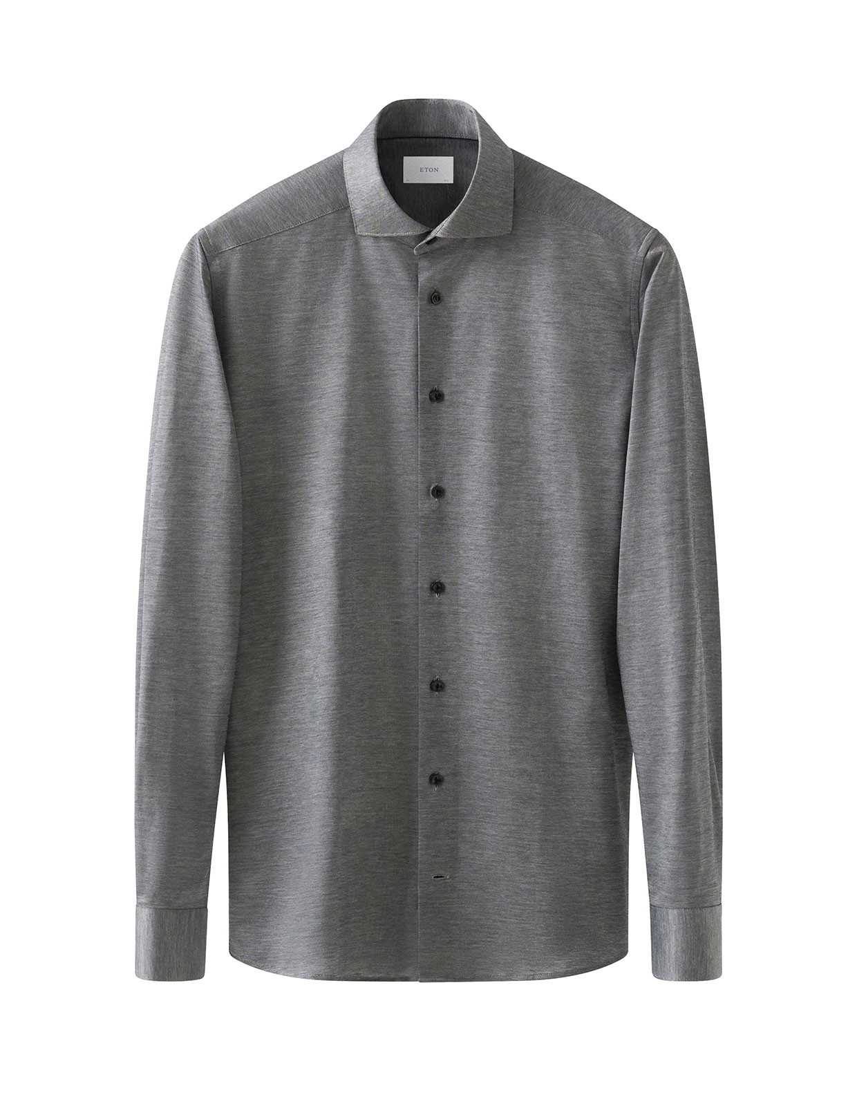 Contemporary Fit Skjorta Filo di Scozia Oxford Svart 44