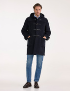 Morris Duffle Coat Navy Blackwatch Stl S