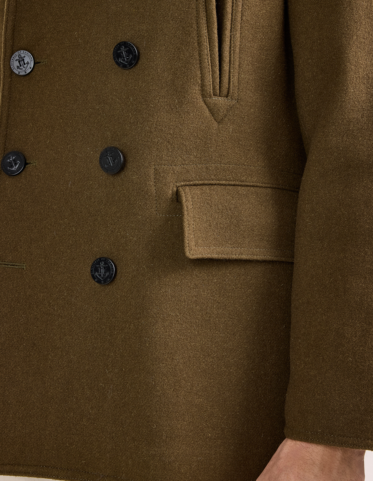 Churchill Peacoat Grön 3XL