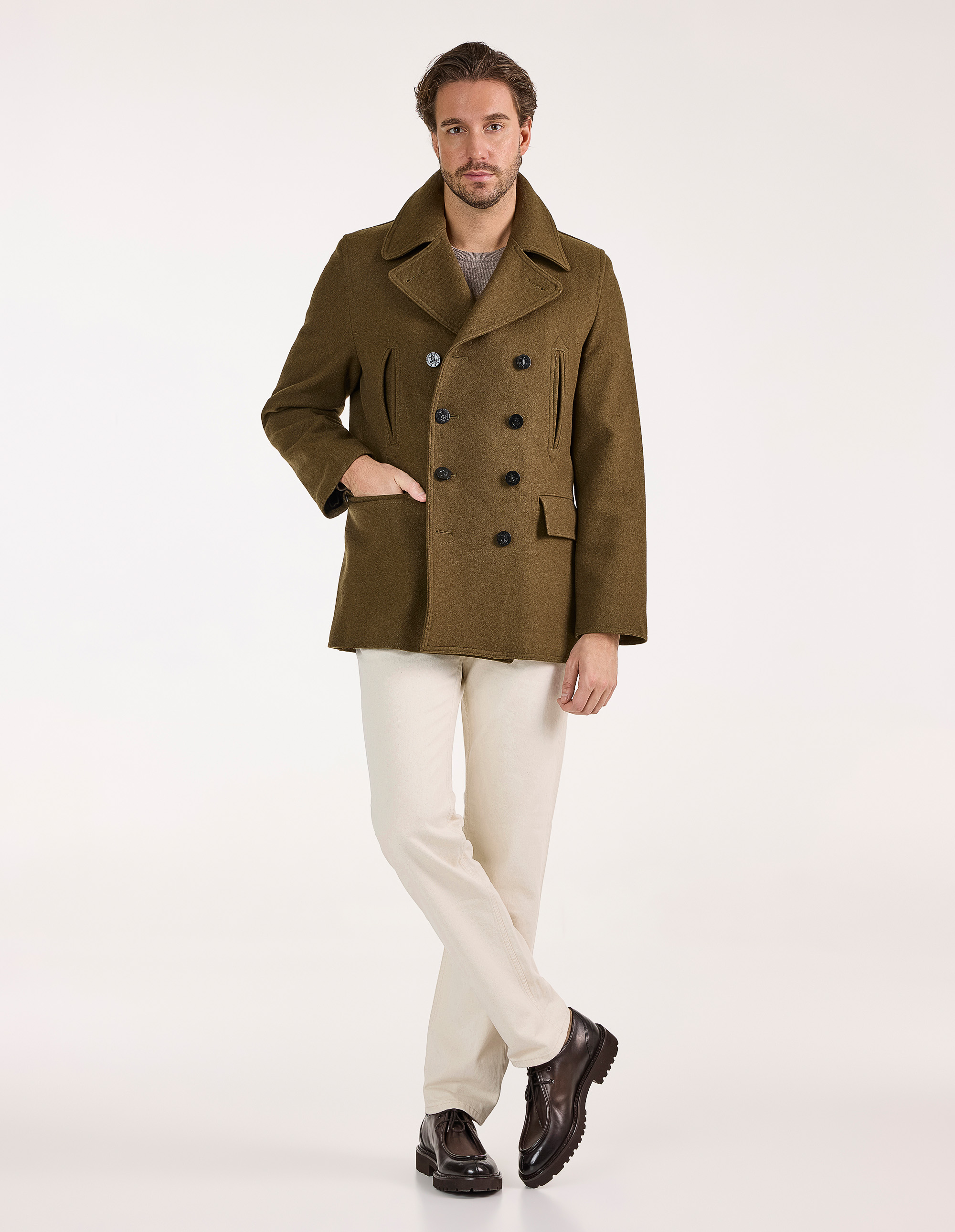 Churchill Peacoat Grön