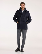 Churchill Peacoat Navy Stl S