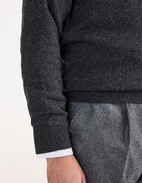 Sutherland Half Zip Lammull Mörkgrå 54