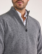 Sutherland Half Zip Lammull Ljusgrå 54