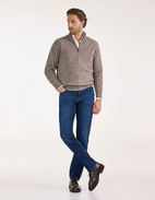 Sutherland Half Zip Lammull Mullvad