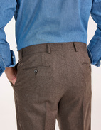 Davide Byxa Flanell Nougat