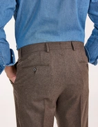 Davide Byxa Flanell Nougat