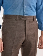 Davide Byxa Flanell Nougat