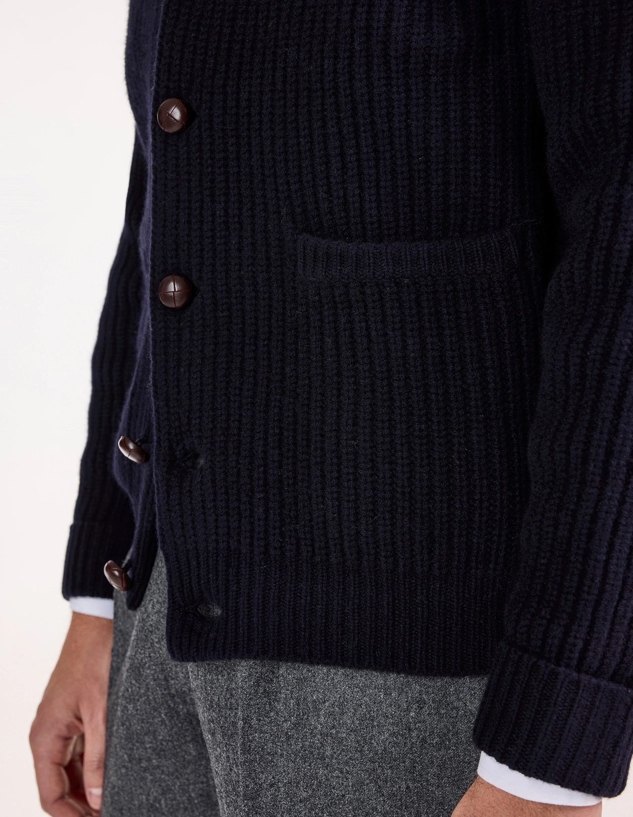 Unsworth Cardigan Lammull Navy