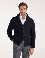 Unsworth Cardigan Lammull Navy