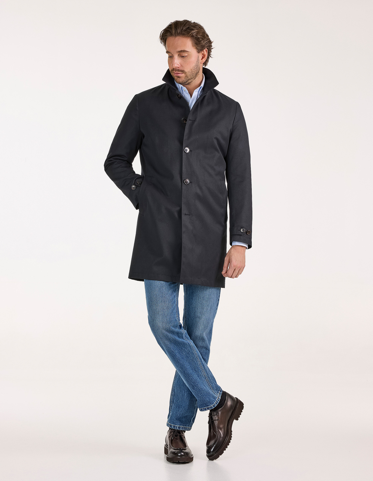 Firenze Carcoat Vattenavvisande Navy Stl 54