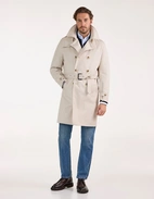 Firenze Trenchcoat Vattenavvisande Beige Stl 56