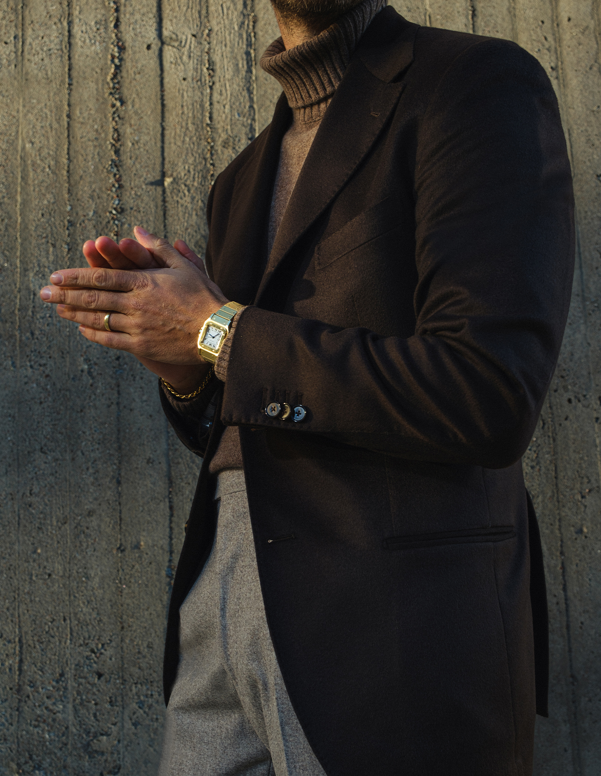 Sartorial Jacket Piacenza Cashmere Mörkbrun 56