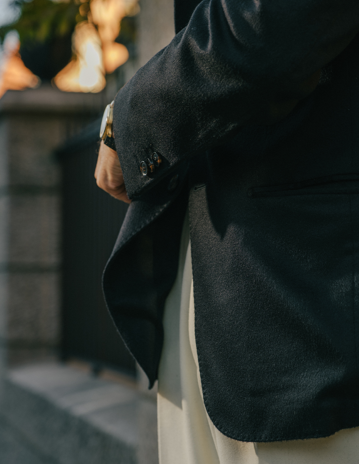 Sartorial Jacket Piacenza Cashmere Svart