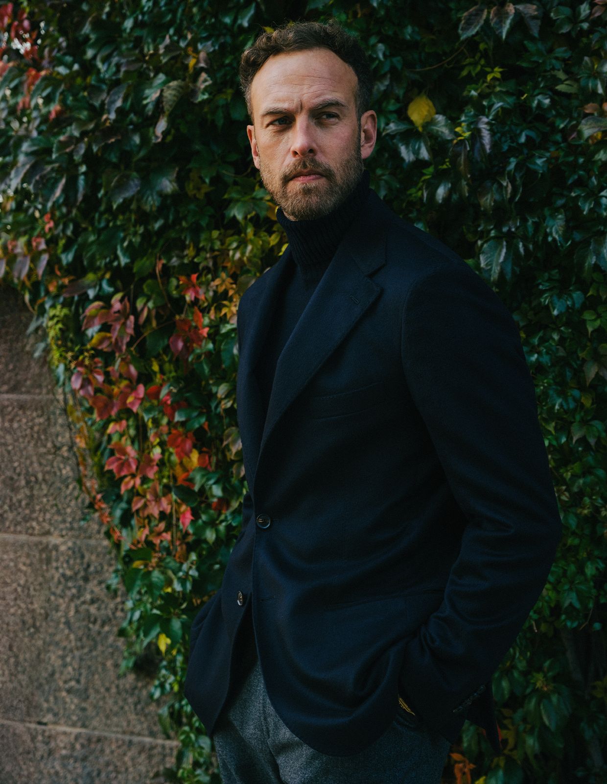 Sartorial Jacket Piacenza Cashmere Navy 46