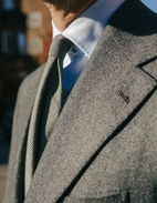 Sartorial Jacket Flanell Grå