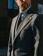 Sartorial Jacket Flanell Grå