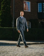 Sartorial Trouser Flanell Grå Stl 46