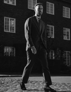 Sartorial Trouser Flanell Grå Stl 46