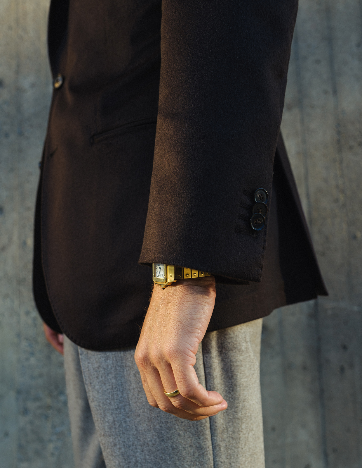 Sartorial Jacket Piacenza Cashmere Mörkbrun 56