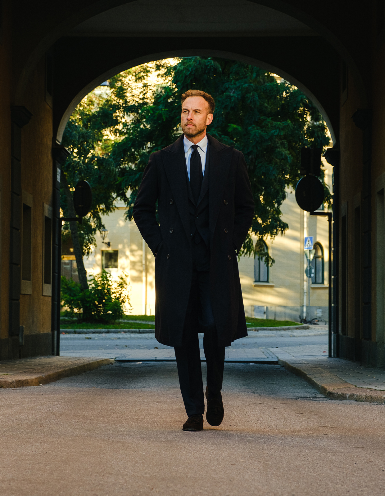 Sartorial Rock Ull/Cashmere Navy