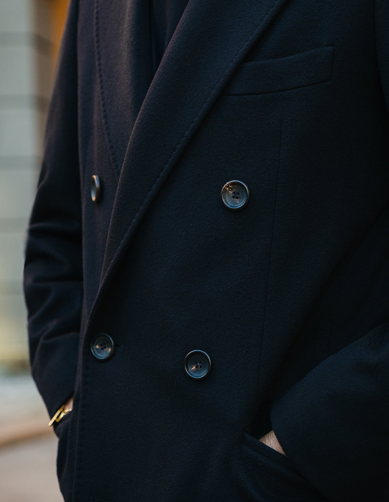 Sartorial Rock Ull/Cashmere Navy