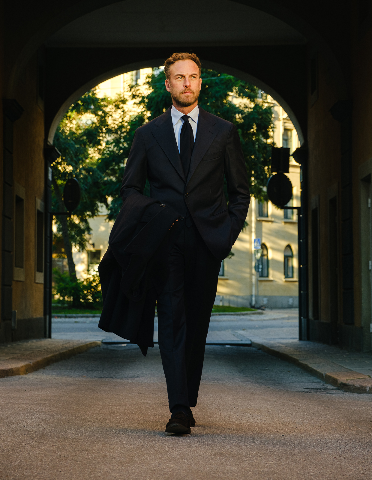 Sartorial Trouser Barberis Ulltwill Navy