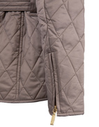 Barbour International Quilted Jacket Taupe/Pearl Stl 6