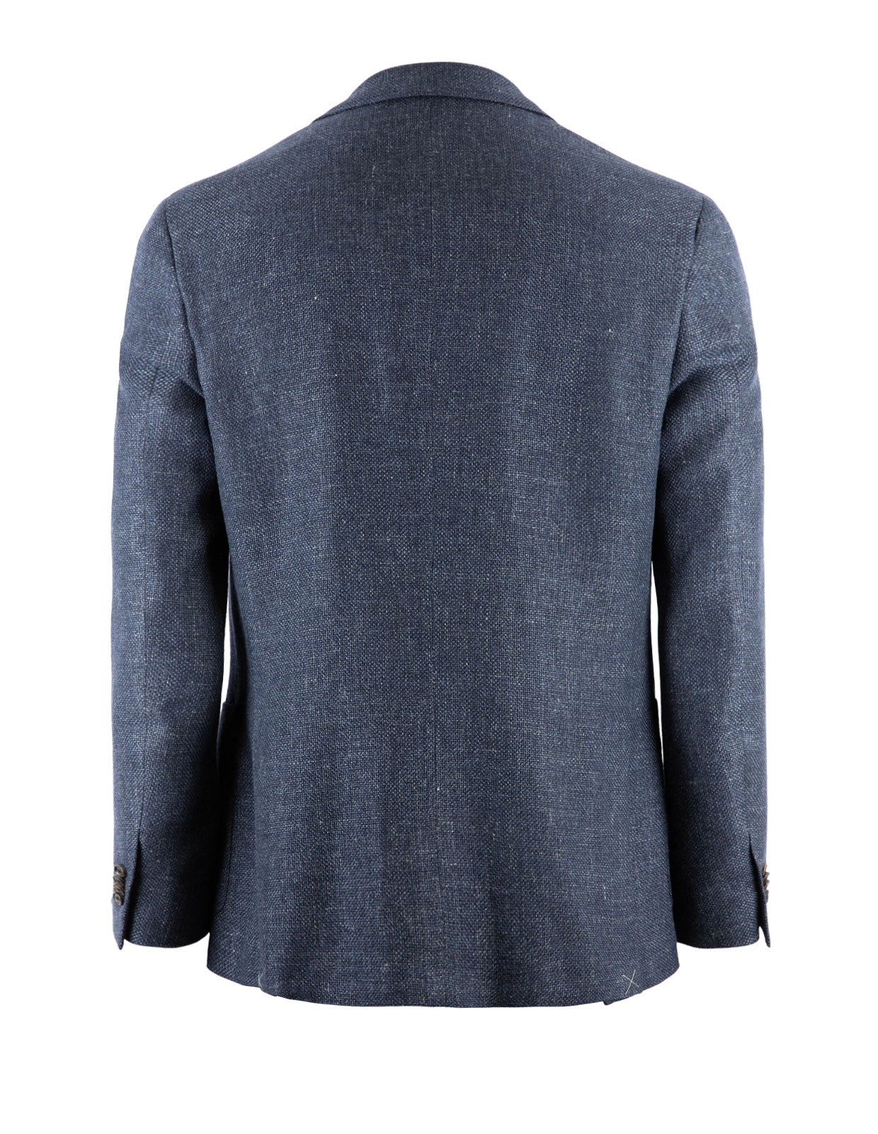 Drop7 Kavaj Ull Hopsack Patch Pockets Navy