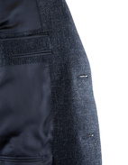 Drop6 Kavaj Ull Hopsack Patch Pockets Navy 104