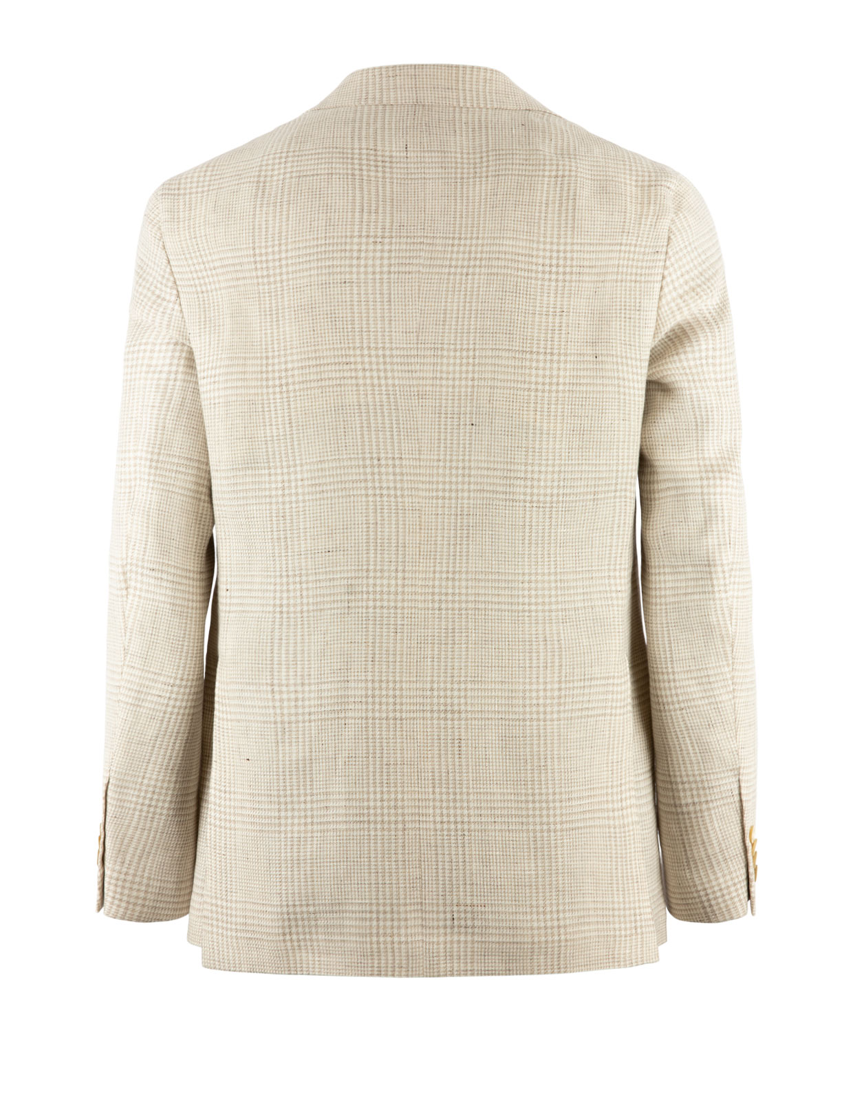 Aida Kavaj Linne Glencheckrutig Beige